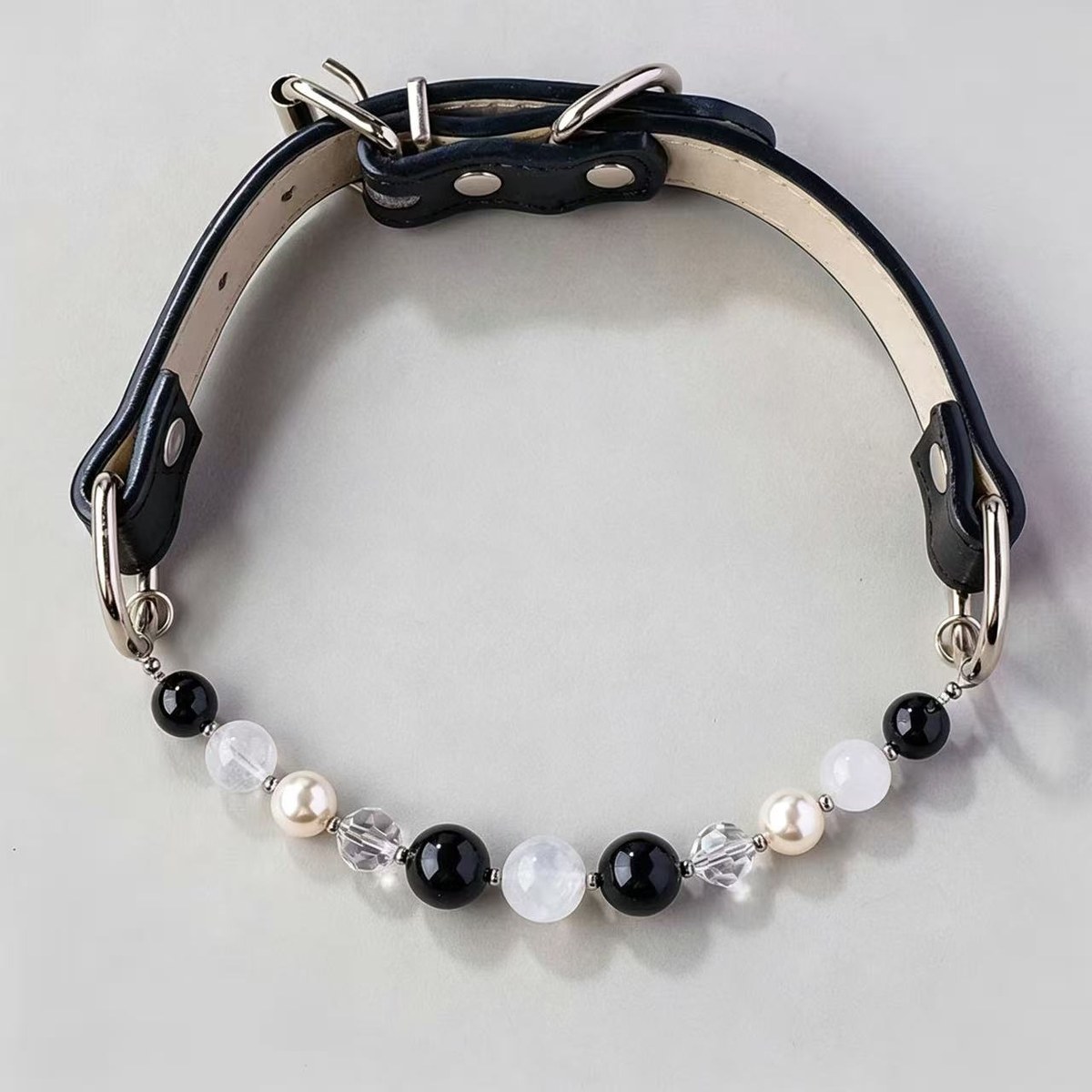 Natural Stone Bead Collar — view 7